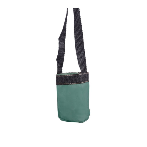 LuxeSwing™ – Oxford Hanging Chair with Wooden Bar & Cup Holder, Green