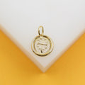 18k Gold Filled Clover Leaf Pendant